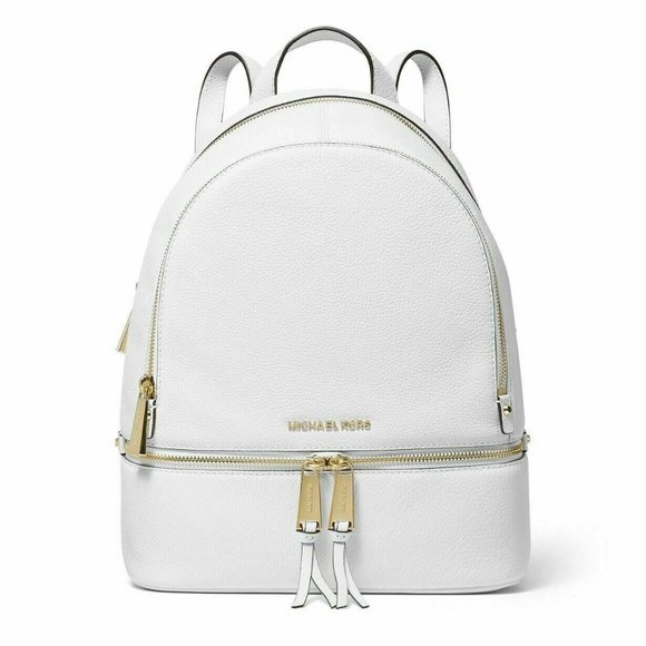 Michael Kors Handbags - Michael Kors Rhea Zip Pebbled Leather Backpack